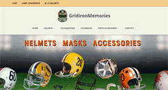 Desktop Screenshot of gridironmemories.net