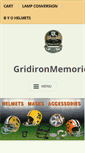 Mobile Screenshot of gridironmemories.net